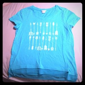 Ariat Arrow Blue Blouse